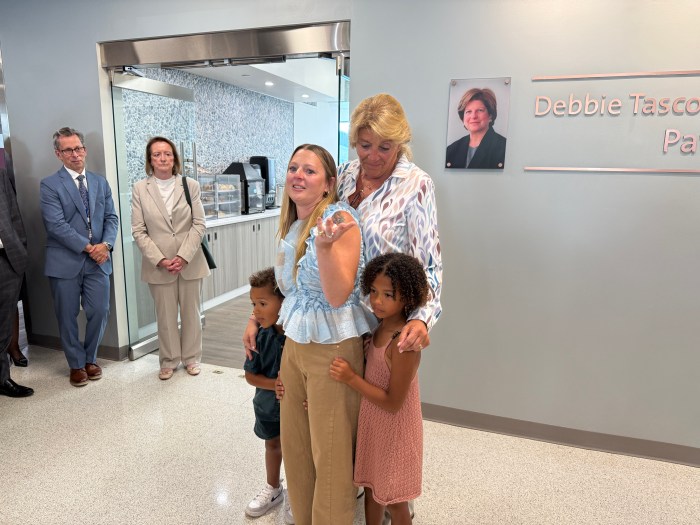 Members of Tascone-Kennedy's family were in attendance for the dedication.