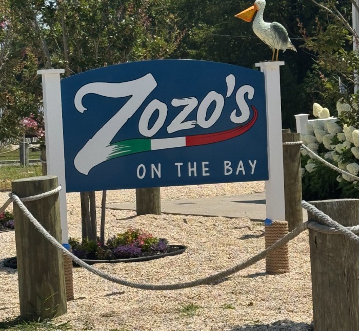 Zozo's on the Bay opened in Bayville this summer, serving Italian-American dishes.