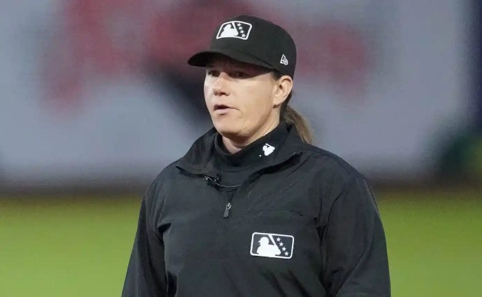 Jen Powol, former Hofstra softball star, will be the first female umpire in MLB history to appear in a regular-season game.