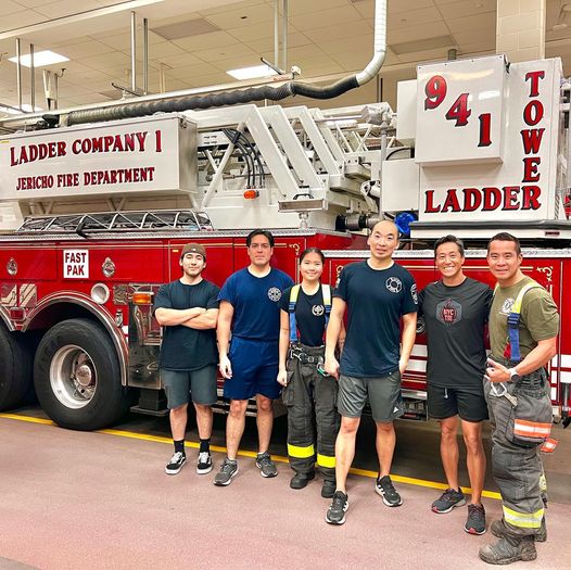 The Jericho Fire Department Probationary Firefighter Class of 2023-2024.