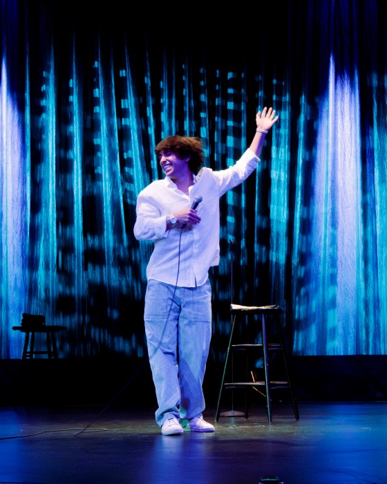 SNL comedian Marcello Hernandez performed at the Westbury Music Fair.