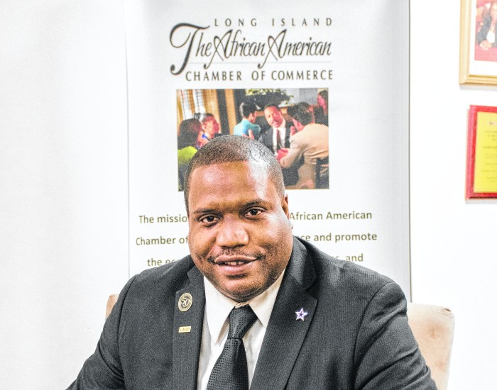 Phil Andrews of the Long Island African American Chamber of Commerce (LIAACC)