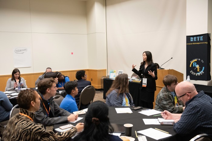 Grace Liu leads free workshops for students through her nonprofit, Research to Empower.