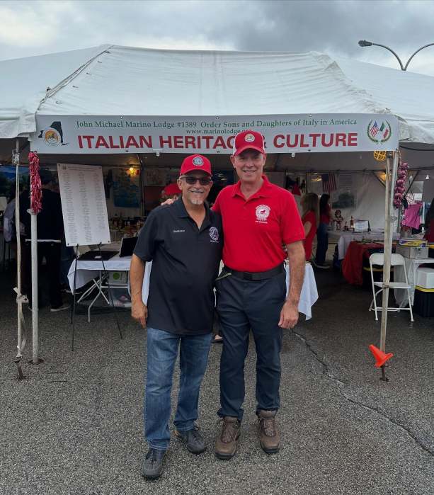 44th Annual Italian Festival co-chairs Anthony Cavallaro and Tom Giovenco.