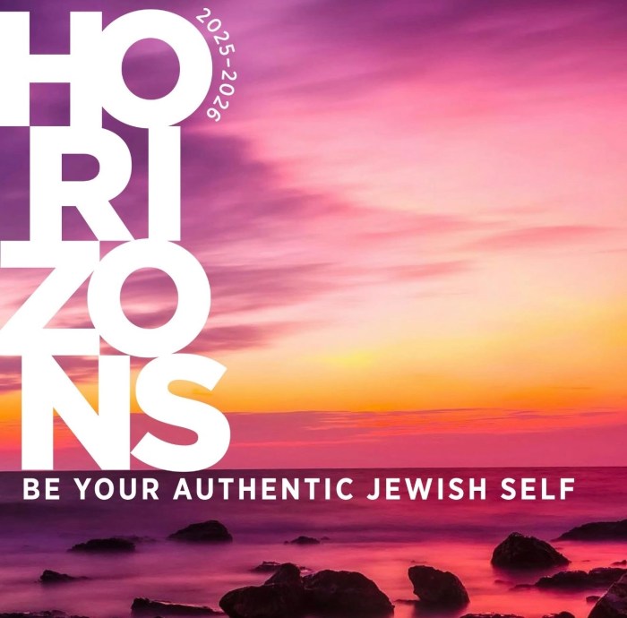Temple Beth-El published Horizons, its annual event catalog.
