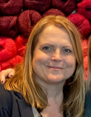 Mary Carol Moore, the head of circulation at Bryant Library, is leading a care package drive to support the New York National Guard's 42nd Infantry Division at the Bryant Library.