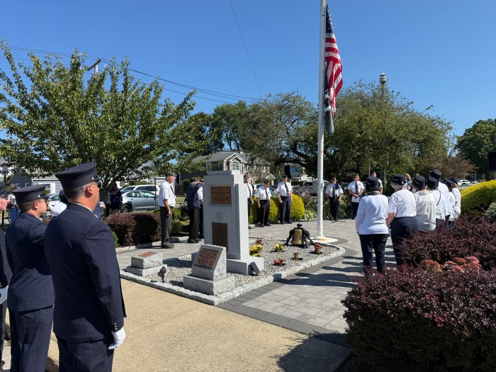 Residents gathered in Carle Place to honor the Sept. 11 terrorists attacks 24 years later.