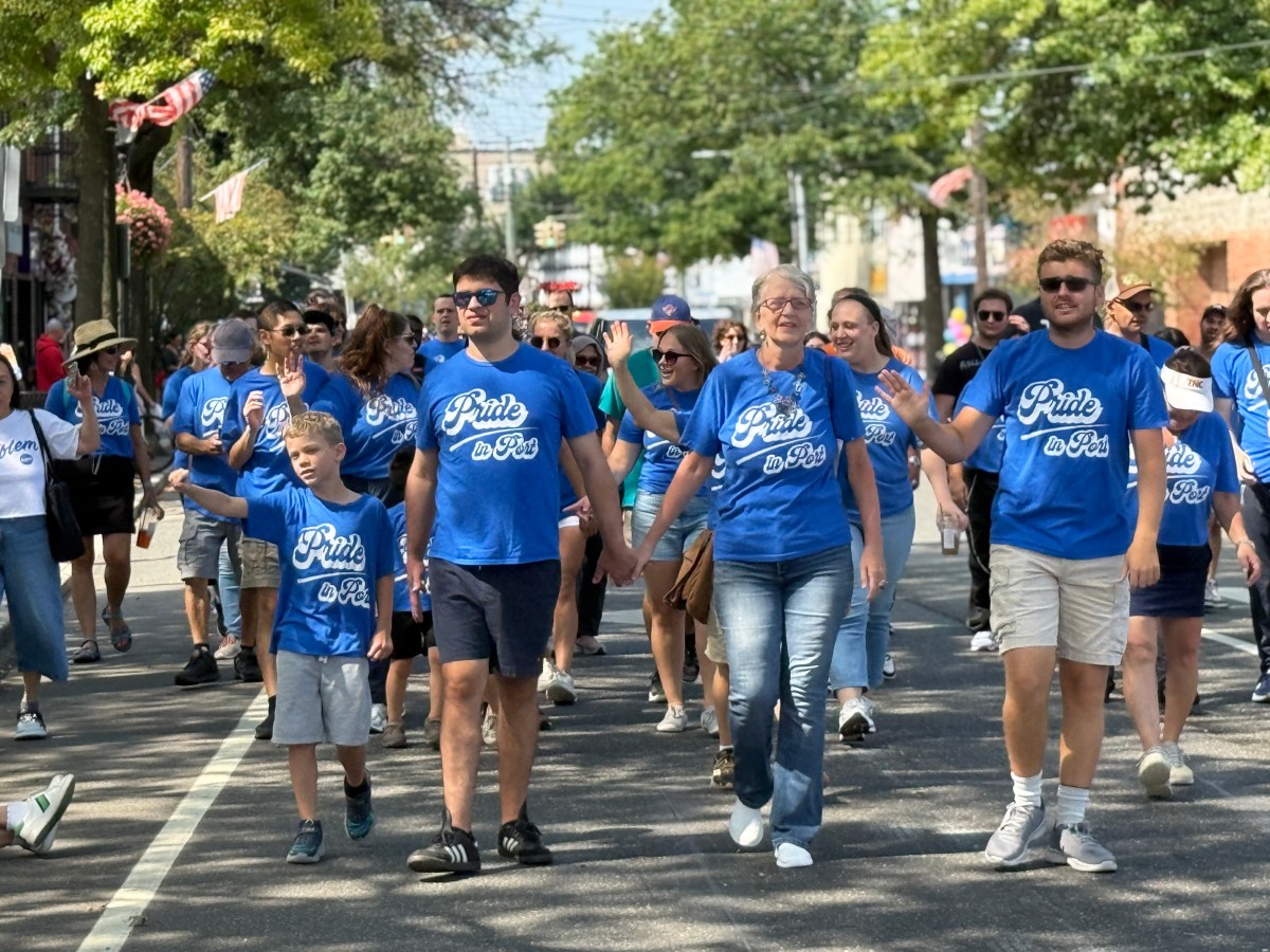 Thousands marched in the Pride for Port parade to celebrate the community.