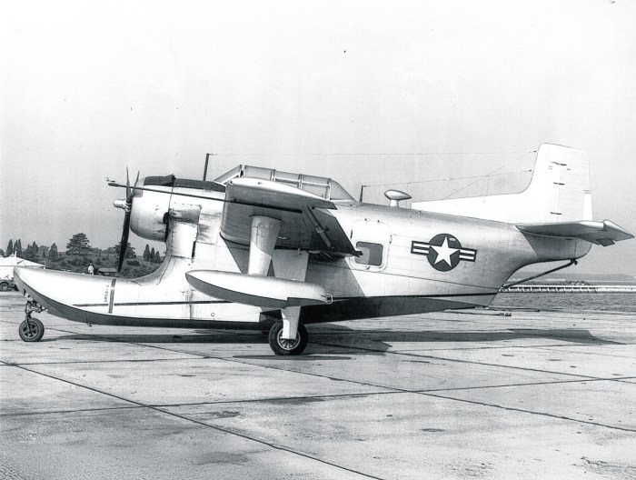 J2F-1 Duck was manufactured in Valley Stream during World War II.