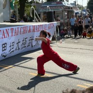 The Syosset Street Fair featured a martial arts demonstration.