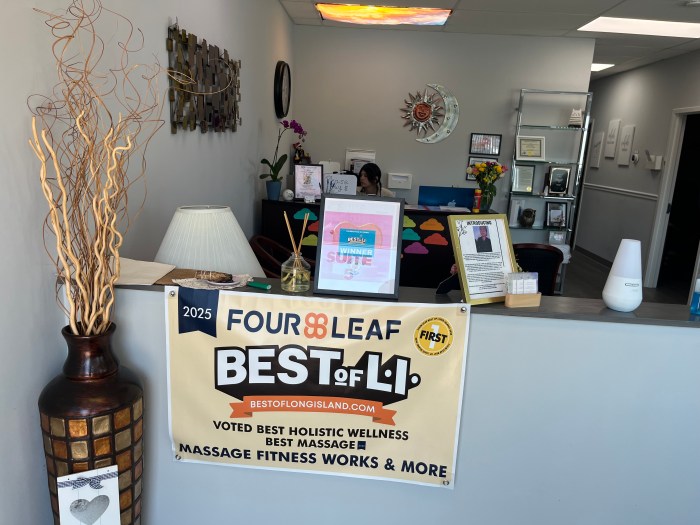 This isn't the first time Massage Fitness Works and More has won a Best of Long Island accolade.