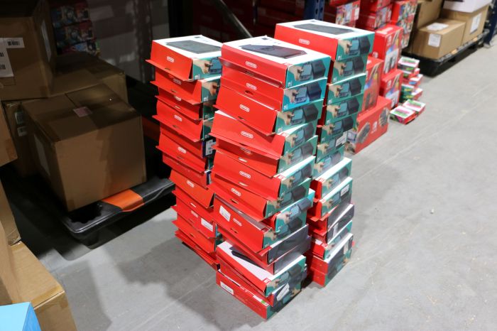 Lawrence man charged for allegedly selling counterfeit Nintendo products.