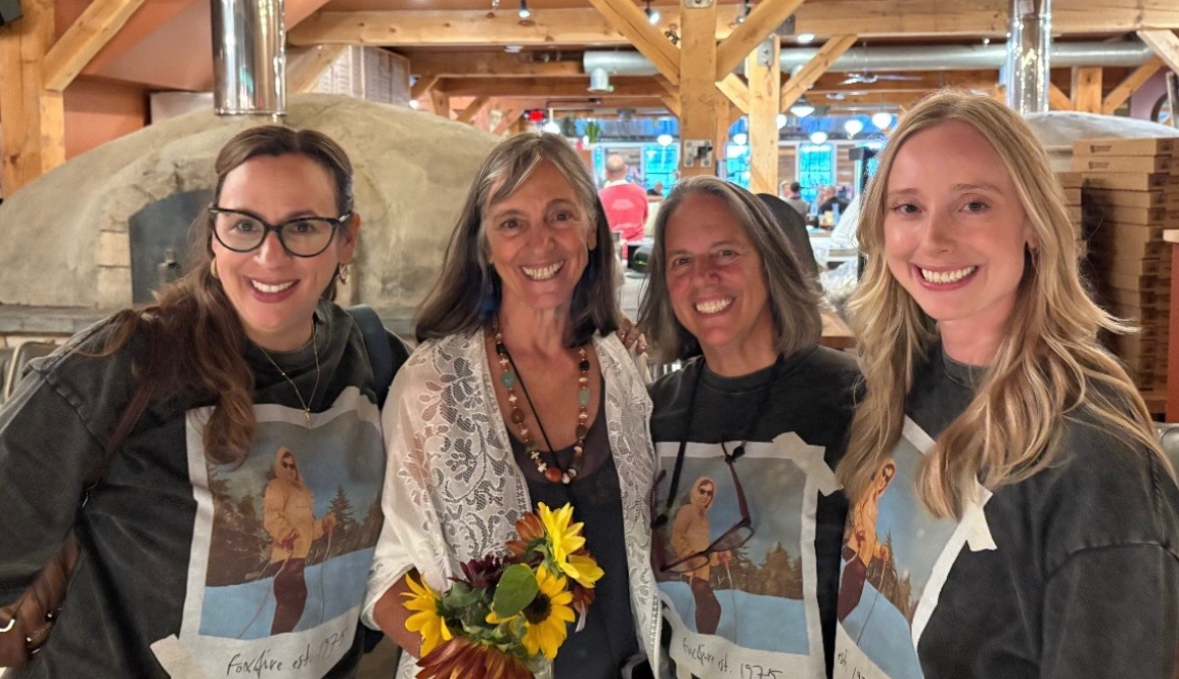 Jill Martuscello, Nancy Segrato, Joanne Segreto Lawton, and Jade Segreto (L. to R.) celebrate the release of "Segrato's Foxfire Cookbook" in June.