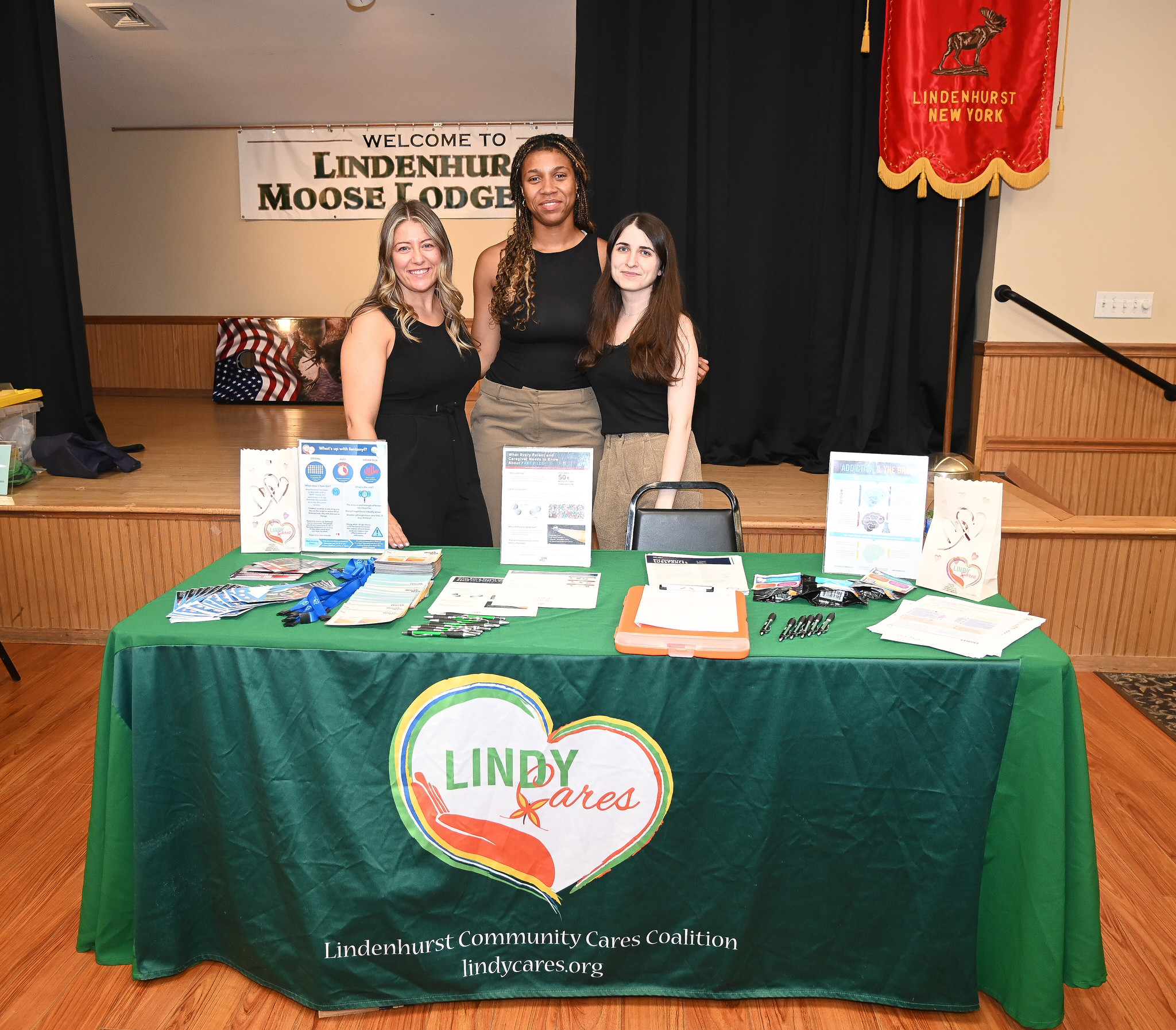 Vincenza Damon, Kayla Johnson and Karina Bak of Lindy Cares