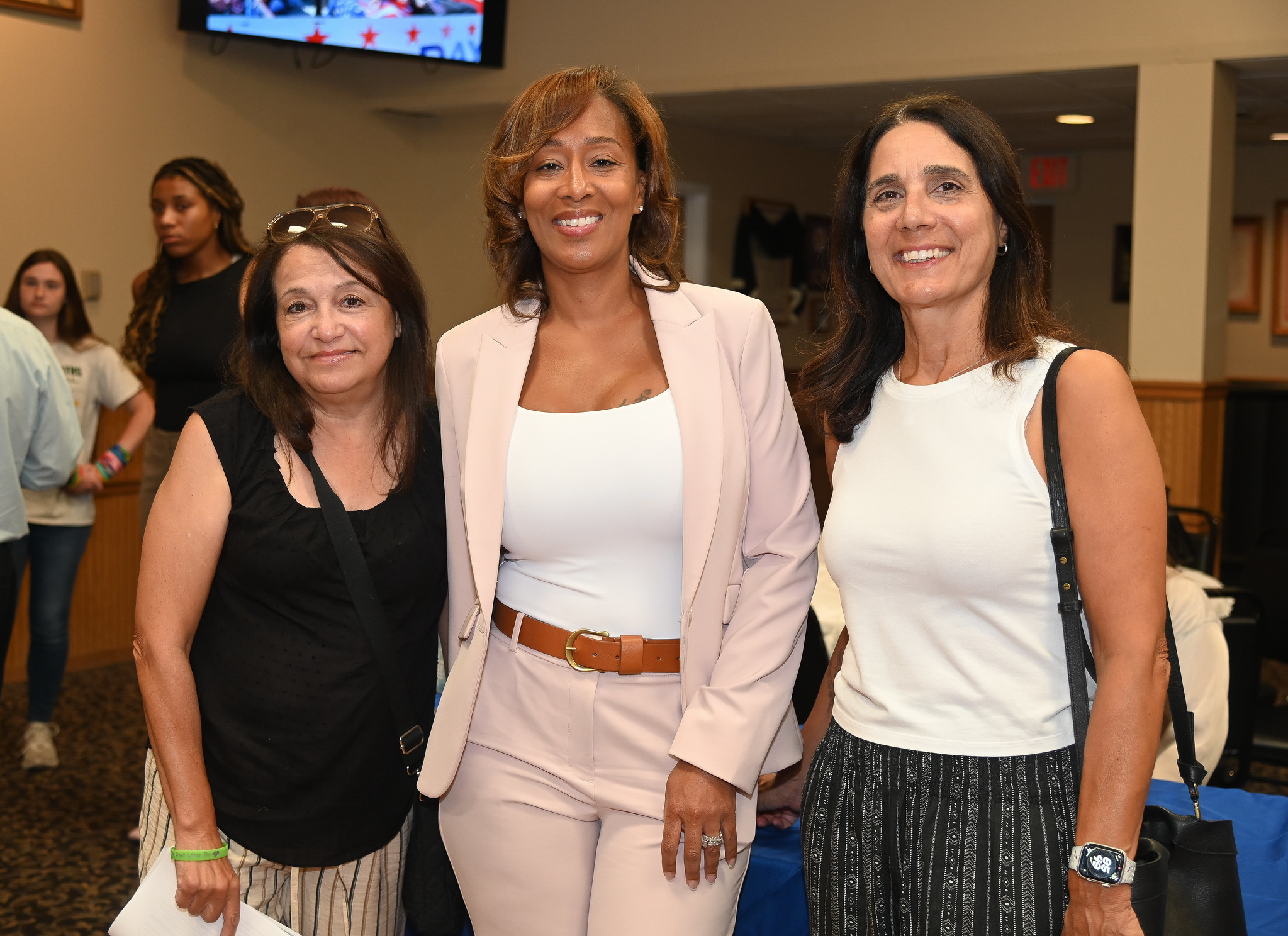Joy Neumann, founder of The Beat Lives On, Cindy O'Pharrrow and Yvette Ospina