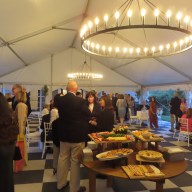 Participants ate dinner, drank cocktails and bid on auction items at the Katie Oppo Research Fund's Night at the Links event.
