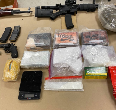 Kingsley McDonald was arrested after a wide range of illegal drugs and weapons were found during a series of raids, according to a federal detention memo.