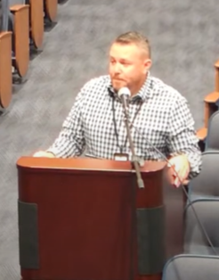 Direct of Facilities and Operations at Port Washington School District, Brian Graham, spoke to the board about a proposal to install up to 48 electric vehicle charging stations across the district.