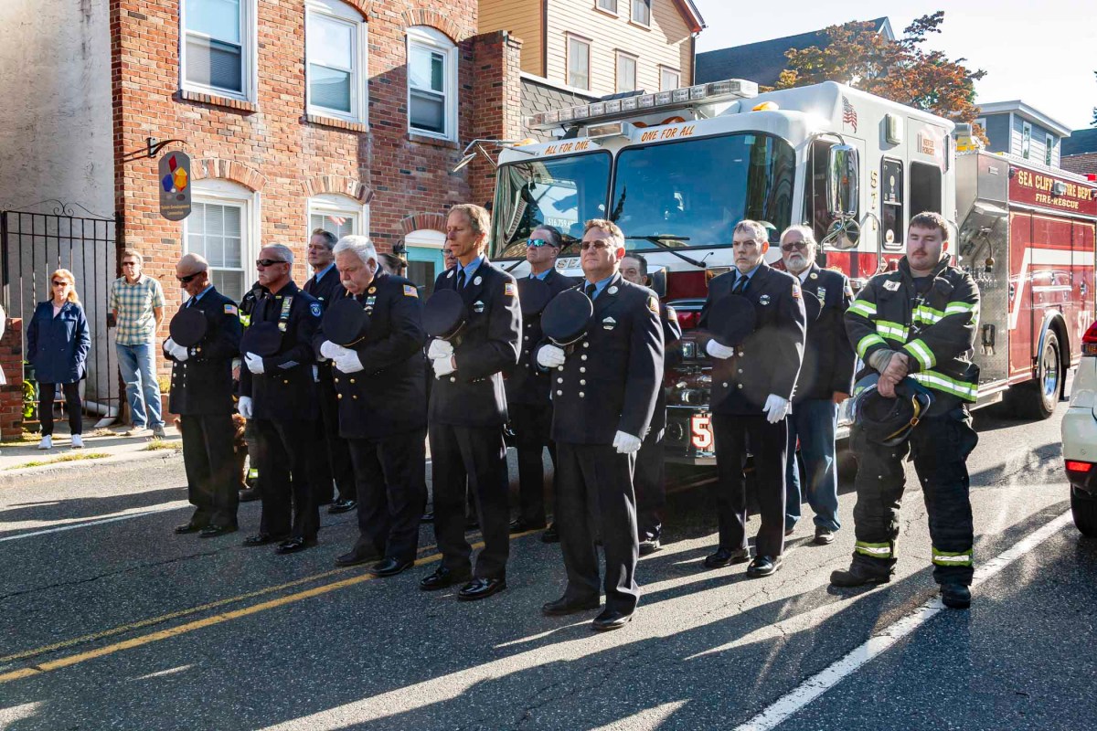 Sea Cliff first responders at the village's 2025 Sept. 11 Remembrance Ceremony