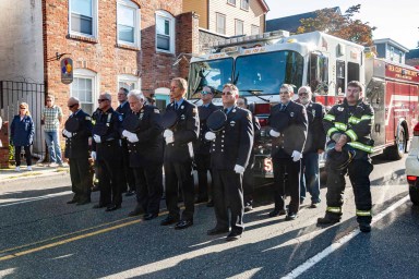 Sea Cliff first responders at the village's 2025 Sept. 11 Remembrance Ceremony