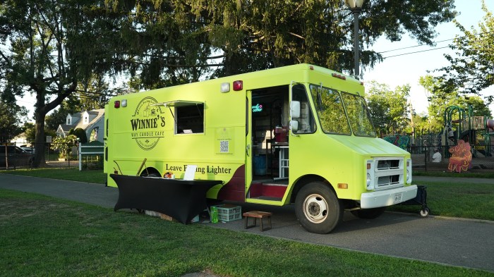Winnie's Mobile Candle Cafe had its first event at Martin Bunky Reid Park.