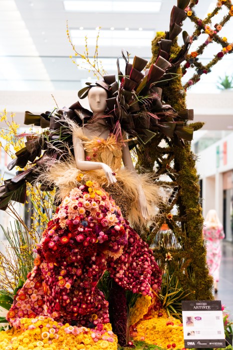 17 floral art installations will be free for Americana Manhasset visitors Oct. 8-12.