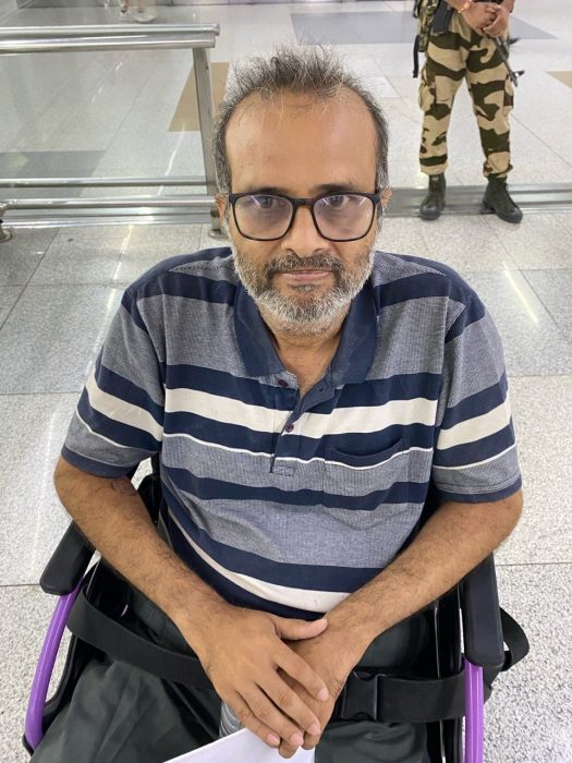 Ganesh Shenoy 20 years after the car accident.