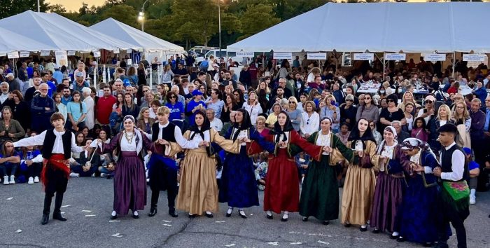 The Greek Festival on the Harbor celebrates Hellenic culture with music and dancing.