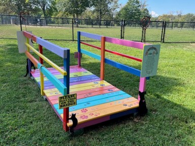 The Sands Point Preserve Conservancy unveiled a "rainbow bridge" to memorialize pets that have died.