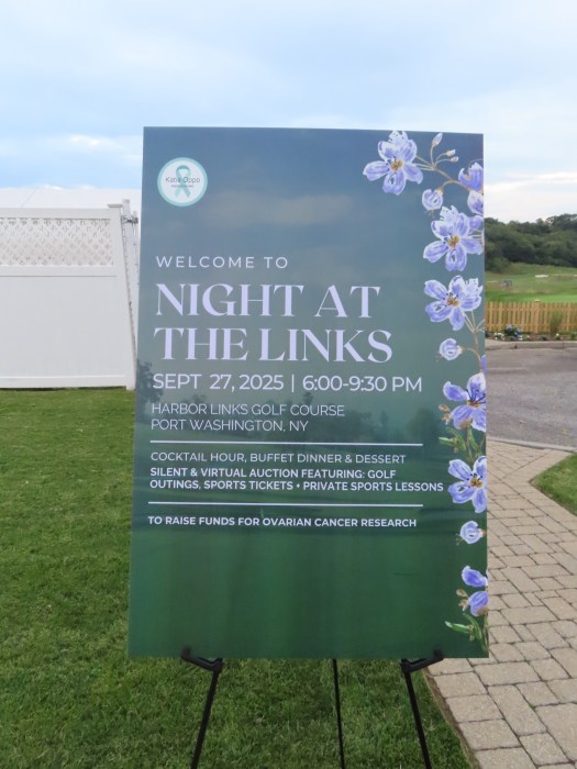 Katie Oppo Research Fund hosted a Night at the Links event at the Harbor Links Golf Course. 