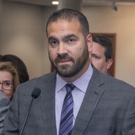 CSEA Local 830 President Kris Kalender said the union's “Rally Against the Bot” event intended to bring awareness to the situation and inspire a conversation with District Attorney Anne Donnelly.