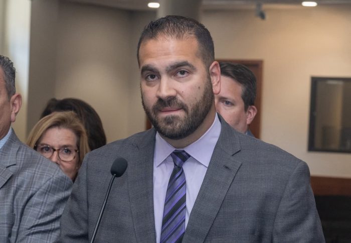 CSEA Local 830 President Kris Kalender said the union's “Rally Against the Bot” event intended to bring awareness to the situation and inspire a conversation with District Attorney Anne Donnelly.