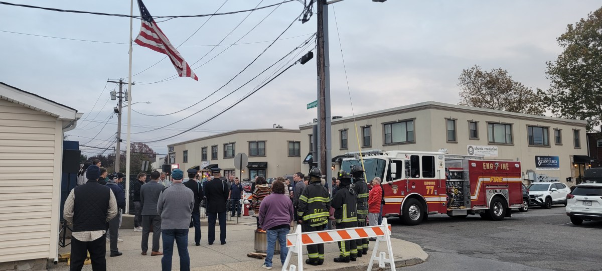 Multiple Bethpage organizations held a flag retirement ceremony.