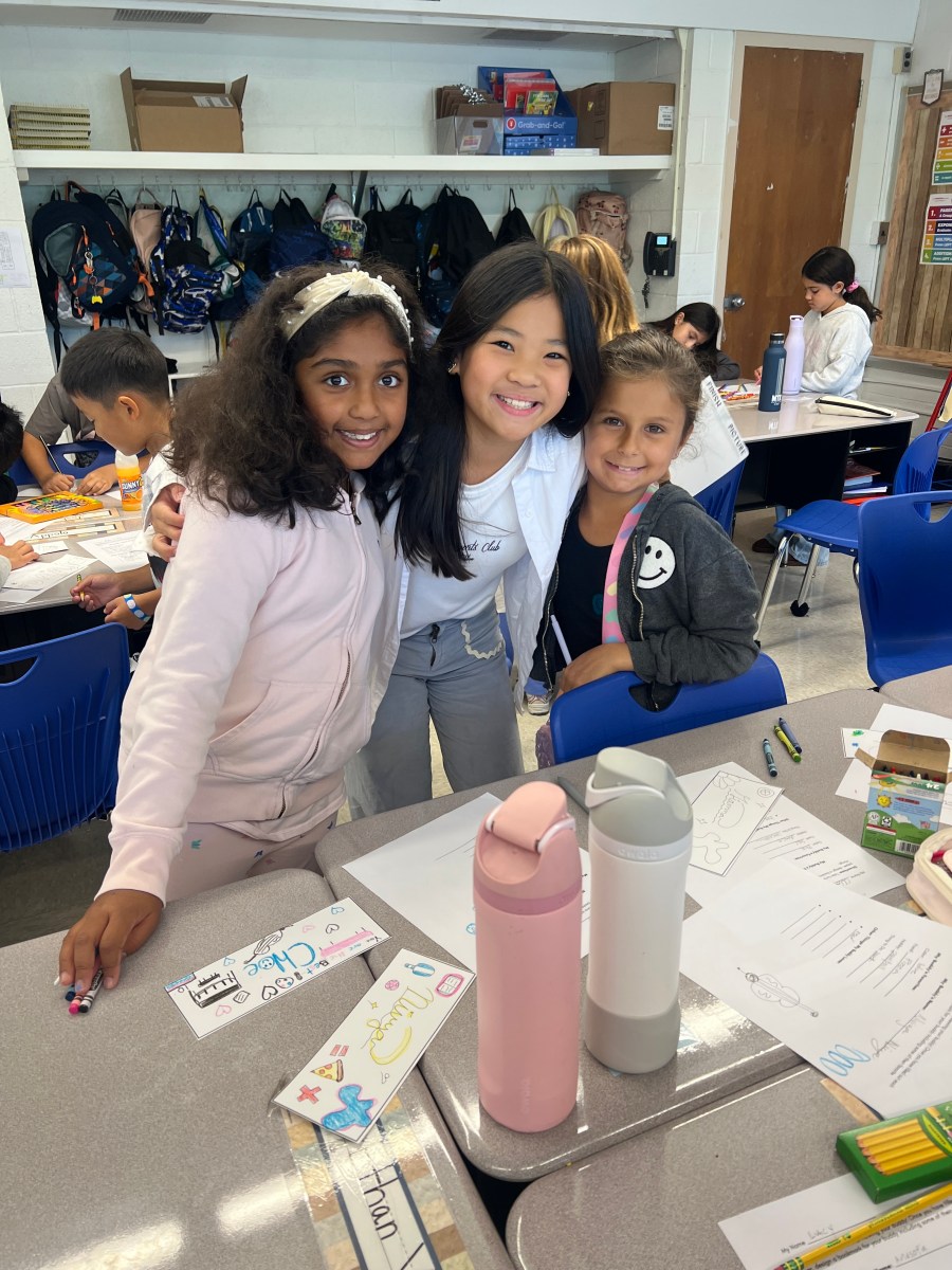 Harbor Hill Elementary third and fifth grade students buddied up to make new friends.