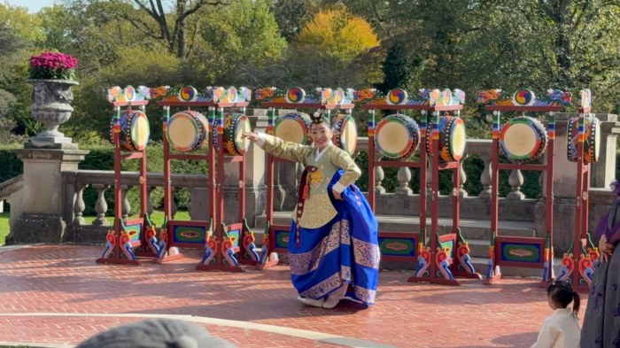 Performers danced and showed their talents during Old Westbury Gardens' Korean Culture Day.