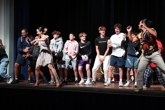Carrie P. Weber students participate in a Folklore Urbano NYC workshop.