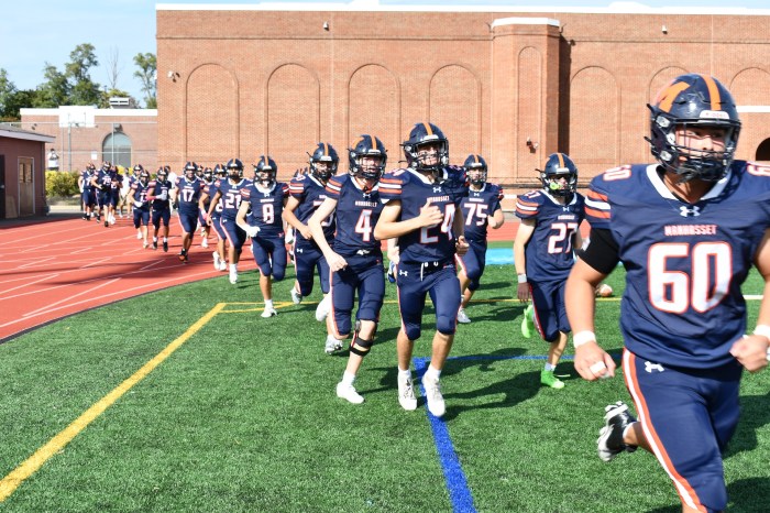 Homecoming concluded with a football win against Mineola.