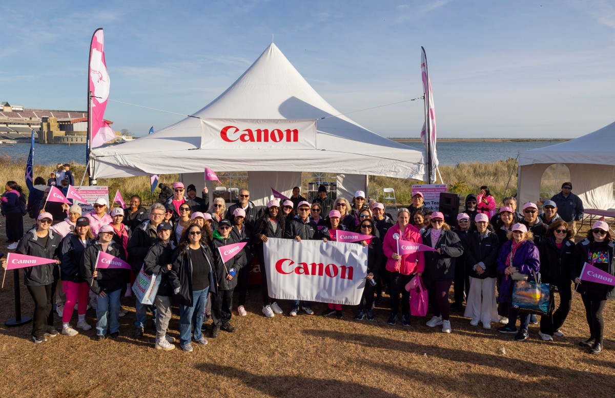 Canon U.S.A. participates in Making Strides Against Breast Cancer Walk at Jones Beach