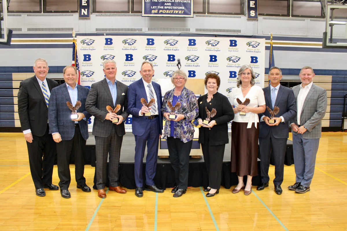 The annual Bethpage High School Hall of Fame ceremonny inducted eight former alumni and educators.