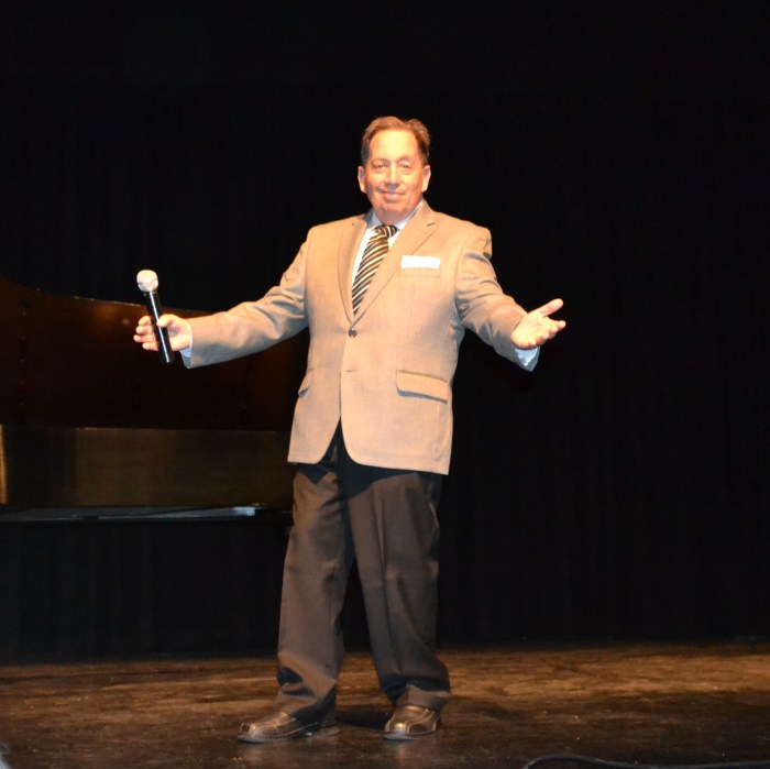 Warren Schein, the master of ceremonies and founder of Port's Got Talent.