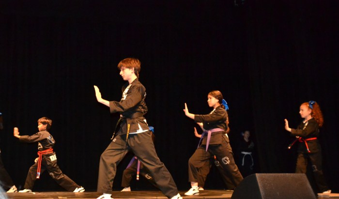 Blue Moon Taekwondo's Silver Dragons took the stage at the Jeanne Rimsky Theater to showcase their gifts during Port's Got Talent 2025.