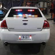 Andrew Denton was convicted of weapons possessions and impersonating a police officer after being pulled over by police in 2023.