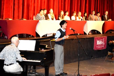 North Shore High School students were inducted into the Tri-M Music Honor Society.