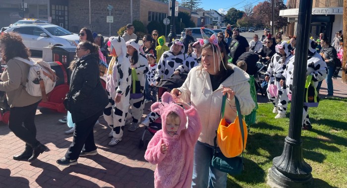 Residents were encouraged to come dressed in creative costumes.