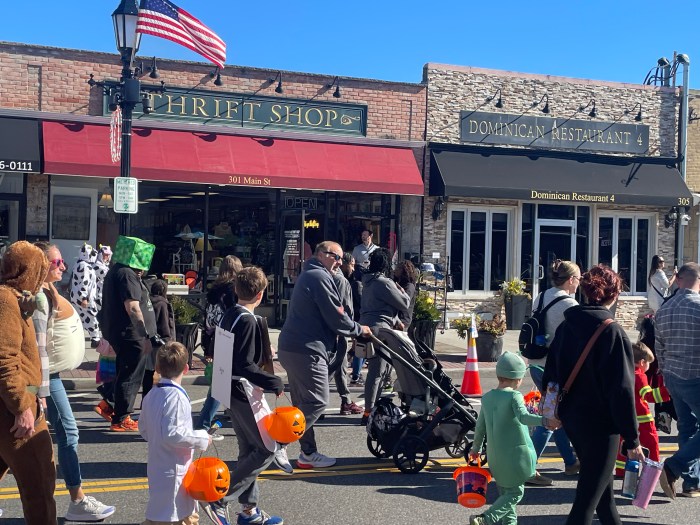 Hundreds of people made their way down Main Street for the parade.