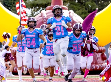 North Shore School District won its 2025 homecoming game against East Rockaway.