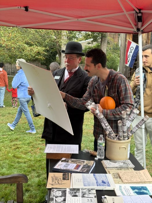 Locals were able to learn about the area's history dating back centuries.