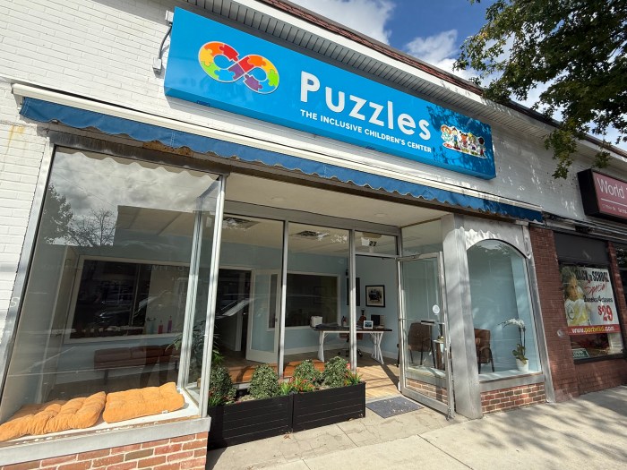 Puzzles, The Inclusive Children's Center, in Port Washington.