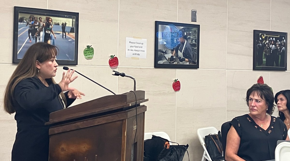 Sewanhaka parents raise concern over pride flag in classroom, conflicting events schedule