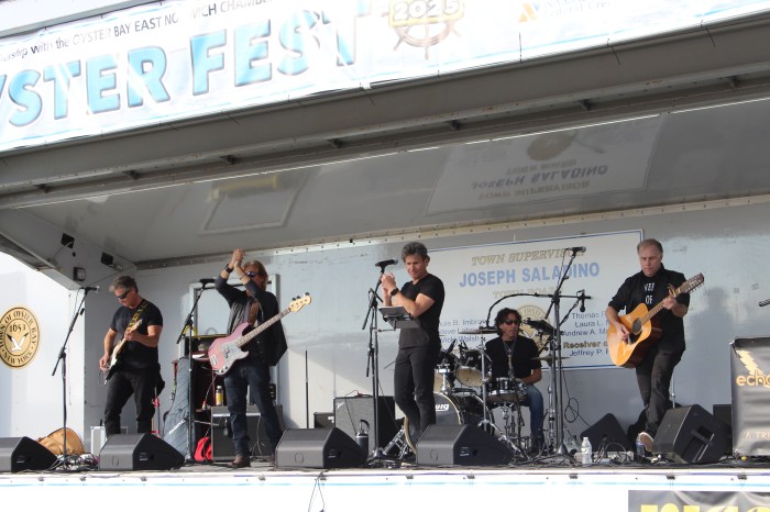 Echoes of the Eagles performed on stage during the event.